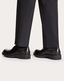 MEN'S VALENTINO GARAVANI VLOGO CALFSKIN DERBY BLACK