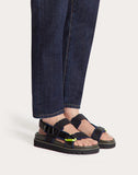 MEN'S VALENTINO GARAVANI VLOGO NEOPRENE SANDAL DARK BLUE