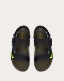 MEN'S VALENTINO GARAVANI VLOGO NEOPRENE SANDAL DARK BLUE