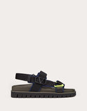 MEN'S VALENTINO GARAVANI VLOGO NEOPRENE SANDAL DARK BLUE