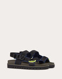 MEN'S VALENTINO GARAVANI VLOGO NEOPRENE SANDAL DARK BLUE