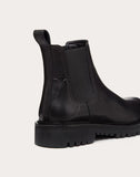MEN'S VALENTINO GARAVANI VLOGO CALFSKIN BEATLE BLACK