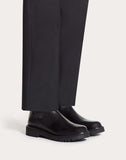 MEN'S VALENTINO GARAVANI VLOGO CALFSKIN BEATLE BLACK