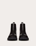MEN'S VALENTINO GARAVANI VLOGO CALFSKIN BEATLE BLACK