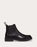 MEN'S VALENTINO GARAVANI VLOGO CALFSKIN BEATLE BLACK