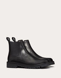 MEN'S VALENTINO GARAVANI VLOGO CALFSKIN BEATLE BLACK
