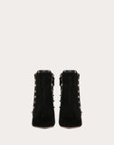 WOMEN'S VALENTINO GARAVANI ROCKSTUD SUEDE ANKLE BOOT 85 MM
