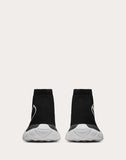 WOMEN'S VALENTINO GARAVANI VLOGO SOCK SNEAKER BLACK