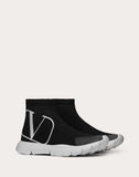 WOMEN'S VALENTINO GARAVANI VLOGO SOCK SNEAKER BLACK