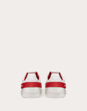 WOMEN'S VALENTINO GARAVANI LEATHER BACKNET SNEAKER RED