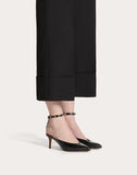 WOMEN'S VALENTINO GARAVANI ROCKSTUD HYPE CALFSKIN PUMP 60 MM BLACK
