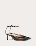 WOMEN'S VALENTINO GARAVANI ROCKSTUD HYPE CALFSKIN PUMP 60 MM BLACK