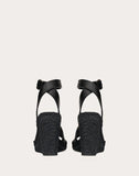 WOMEN'S VALENTINO GARAVANI VLOGO COWHIDE SANDAL 105 MM BLACK
