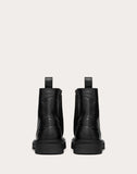 WOMEN'S VALENTINO GARAVANI VLOGO COMBAT BOOT 35 MM BLACK