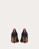 WOMEN'S VALENTINO GARAVANI CALFSKIN PUMP WITH KARUNG DETAIL 80 MM