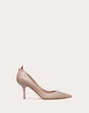 WOMEN'S VALENTINO GARAVANI CALFSKIN PUMP WITH KARUNG DETAIL 80 MM
