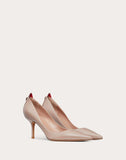 WOMEN'S VALENTINO GARAVANI CALFSKIN PUMP WITH KARUNG DETAIL 80 MM