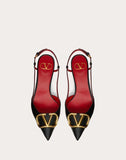 WOMEN'S VALENTINO GARAVANI VLOGO CALFSKIN SLINGBACK PUMP 40 MM