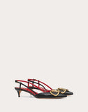 WOMEN'S VALENTINO GARAVANI VLOGO CALFSKIN SLINGBACK PUMP 40 MM