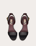 WOMEN'S VALENTINO GARAVANI VLOGO COWHIDE SANDAL 45 MM