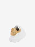 WOMEN'S ALEXANDER McQUEEN OVERSIZED SNEAKER LIGHT GOLD/WHITE