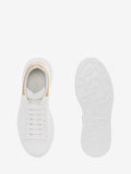 WOMEN'S ALEXANDER McQUEEN OVERSIZED SNEAKER LIGHT GOLD/WHITE