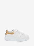 WOMEN'S ALEXANDER McQUEEN OVERSIZED SNEAKER LIGHT GOLD/WHITE