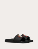 MEN'S VALENTINO GARAVANI  UNDERCOVER SLIDE SANDALS BLACK