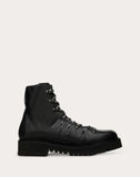 MEN'S VALENTINO GARAVANI VLOGO BOOTS IN CALFSKIN LEATHER WITH SHEARLING LINING