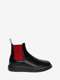 MEN'S ALEXANDER McQUEEN HYBRID CHELSEA BOOT BLACK/RED