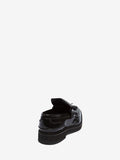 MEN'S ALEXANDER McQUEEN TEDDY BOY MOCCASIN BLACK