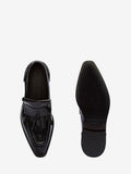 MEN'S ALEXANDER McQUEEN TEDDY BOY MOCCASIN BLACK