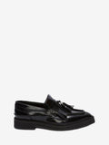 MEN'S ALEXANDER McQUEEN TEDDY BOY MOCCASIN BLACK