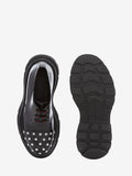 MEN'S ALEXANDER McQUEEN TREAD DERBY BLACK/SILVER