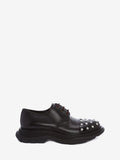 MEN'S ALEXANDER McQUEEN TREAD DERBY BLACK/SILVER