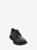 MEN'S ALEXANDER McQUEEN TREAD DERBY BLACK/SILVER