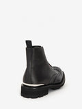 MEN'S ALEXANDER McQUEEN COUNTRY LACE UP BOOT BLACK/SILVER