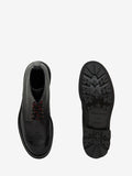 MEN'S ALEXANDER McQUEEN COUNTRY LACE UP BOOT BLACK/SILVER