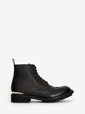 MEN'S ALEXANDER McQUEEN COUNTRY LACE UP BOOT BLACK/SILVER