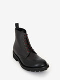MEN'S ALEXANDER McQUEEN COUNTRY LACE UP BOOT BLACK/SILVER