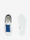 WOMEN'S ALEXANDER McQUEEN OVERSIZED SNEAKER WHITE/NAVY