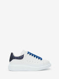 WOMEN'S ALEXANDER McQUEEN OVERSIZED SNEAKER WHITE/NAVY