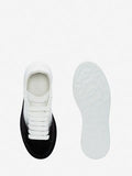 WOMEN'S ALEXANDER McQUEEN OVERSIZED SNEAKER OPTIC WHITE/BLACK