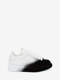 WOMEN'S ALEXANDER McQUEEN OVERSIZED SNEAKER OPTIC WHITE/BLACK