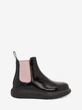 WOMEN'S ALEXANDER McQUEEN HYBRID CHELSEA BOOT BLACK/SUGAR PINK