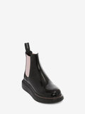 WOMEN'S ALEXANDER McQUEEN HYBRID CHELSEA BOOT BLACK/SUGAR PINK