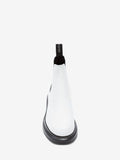 WOMEN'S ALEXANDER McQUEEN HYBRID CHELSEA BOOT WHITE/BLACK