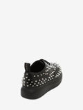 WOMEN'S ALEXANDER McQUEEN HYBRID LACE UP BLACK/SILVER