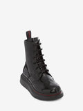 WOMEN'S ALEXANDER McQUEEN HYBRID LACE UP BOOT BLACK