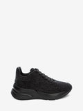 WOMEN'S ALEXANDER McQUEEN OVERSIZED RUNNER GALAXY BLACK